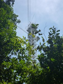 80 meter tall tower at a nearby location to the ATTO tower, performing since 2012.
